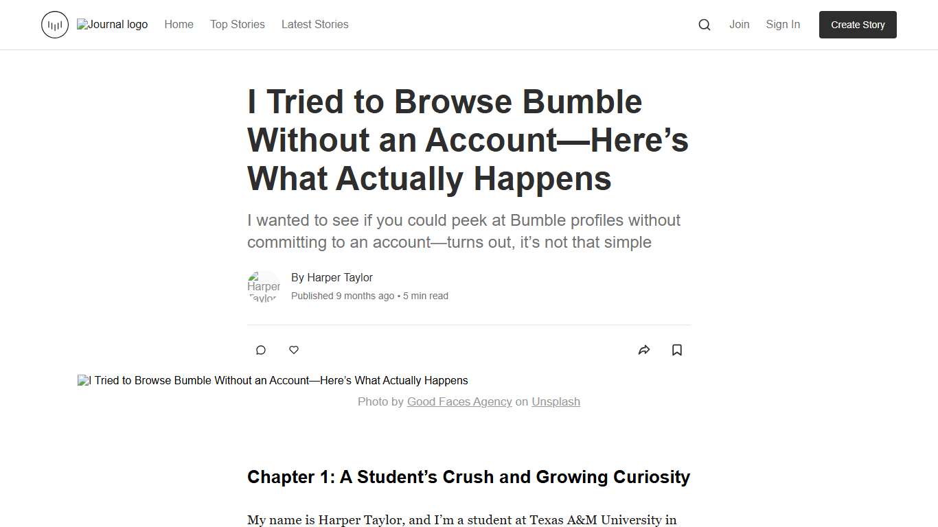 I Tried to Browse Bumble Without an Account—Here’s What Actually Happens Journal